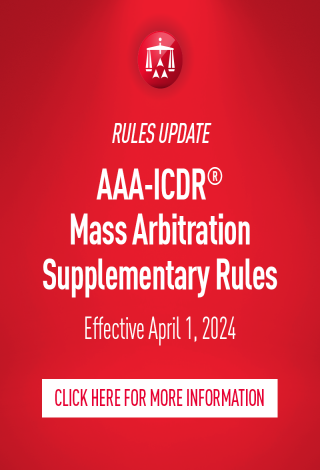 Mass Arbitration Supplementary Rules