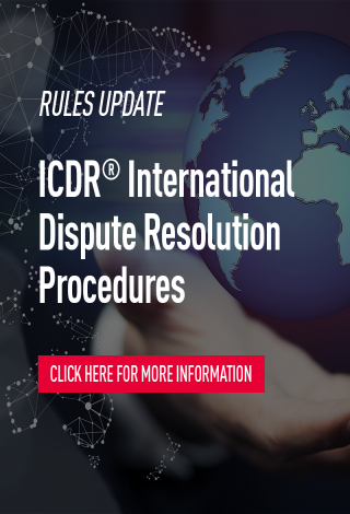 Rules Update ICDR International Dispute Resolution Procedures
