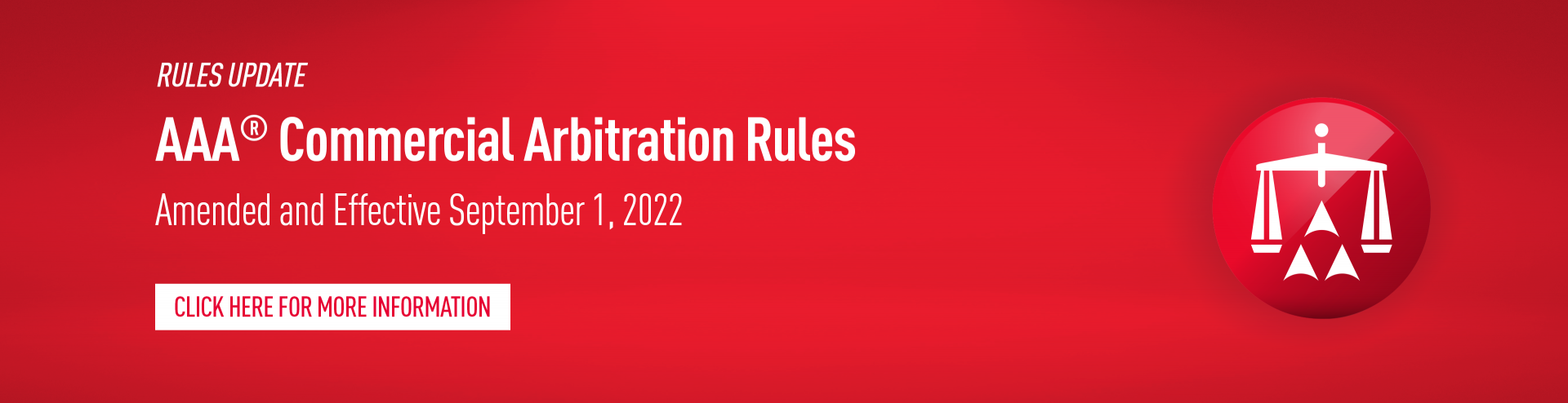 Rules Update AAA Commercial Arbitration Rules