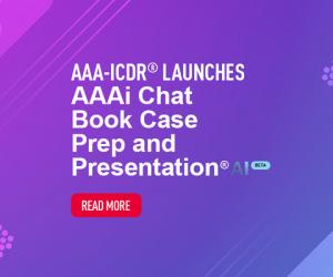 AAA-ICDR Launches AAAi Chat Book Case Preparation and Presentation